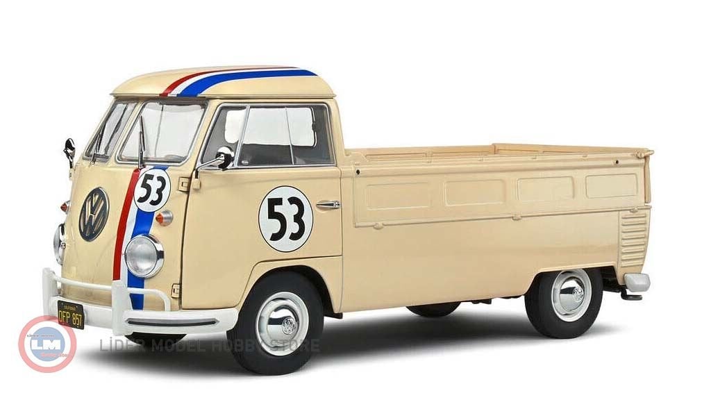 Solido - 1:18 1950 Volkswagen T1 Pick Up Racer #53 Herbie - 3.690