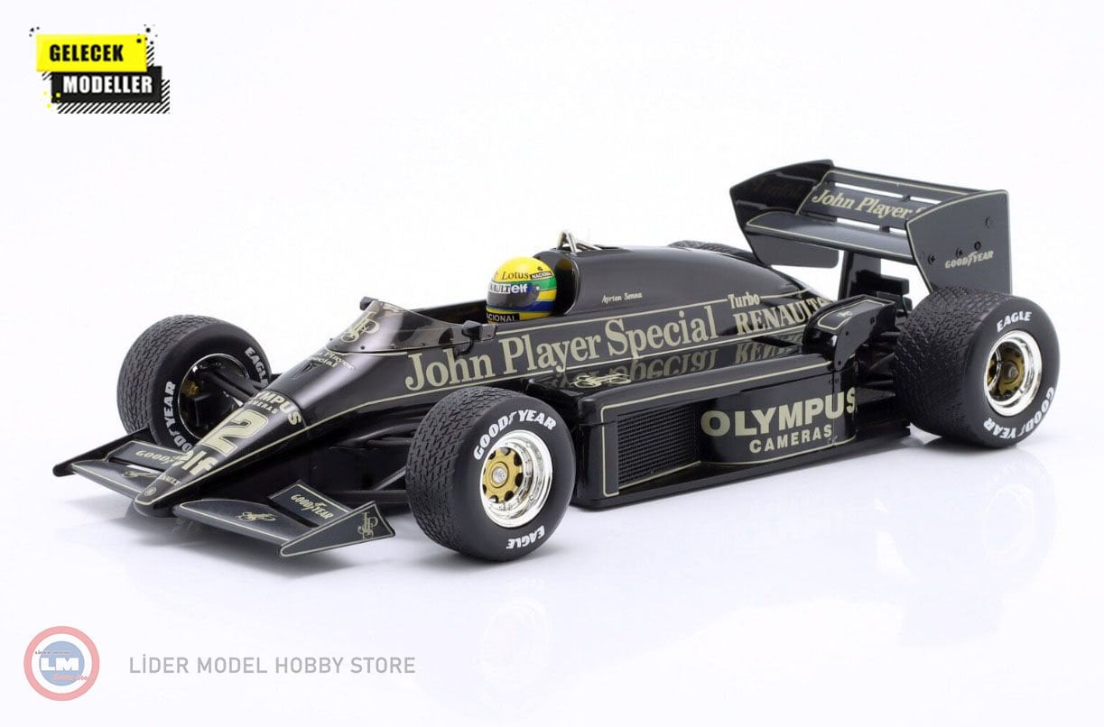 1:18 PremiumX 1985 Lotus 97T Ayrton Senna Pole Position & Winner Portugal GP (Estoril) Formula 1 1985