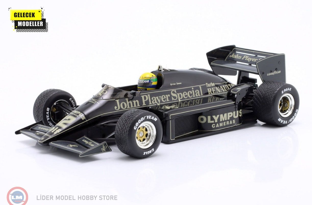 1:18 PremiumX 1985 Lotus 97T Ayrton Senna Pole Position & Winner Portugal GP