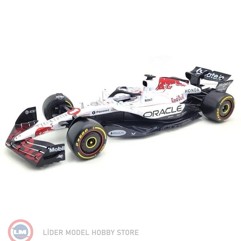1:18 Burago Red Bull RB21 #1 MAX VERSTAPPEN WINNER JAPAN GP 2025