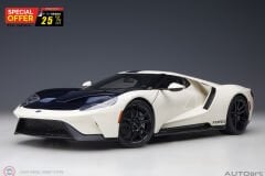 1:18 Autoart 2022 Ford GT - HERITAGE EDITION 1964 PROTOTYPE - WIMBLEDON