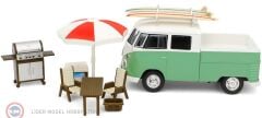 1:24 Motormax Volkswagen T1 TYPE 2 DOUBLE CAB PICK UP - SET