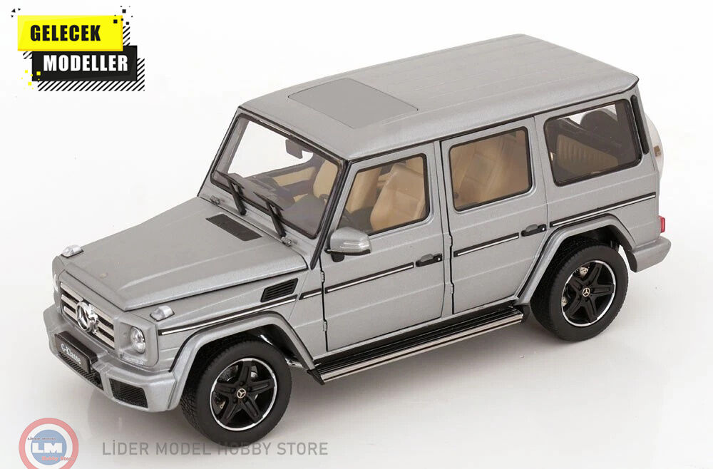 1:18 iScale 2015 Mercedes Benz G-Class W463 Designo - matt silver
