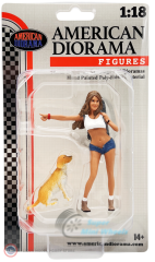 1:18 American Diorama 18705 Hitch-Hiker & Dog Figure