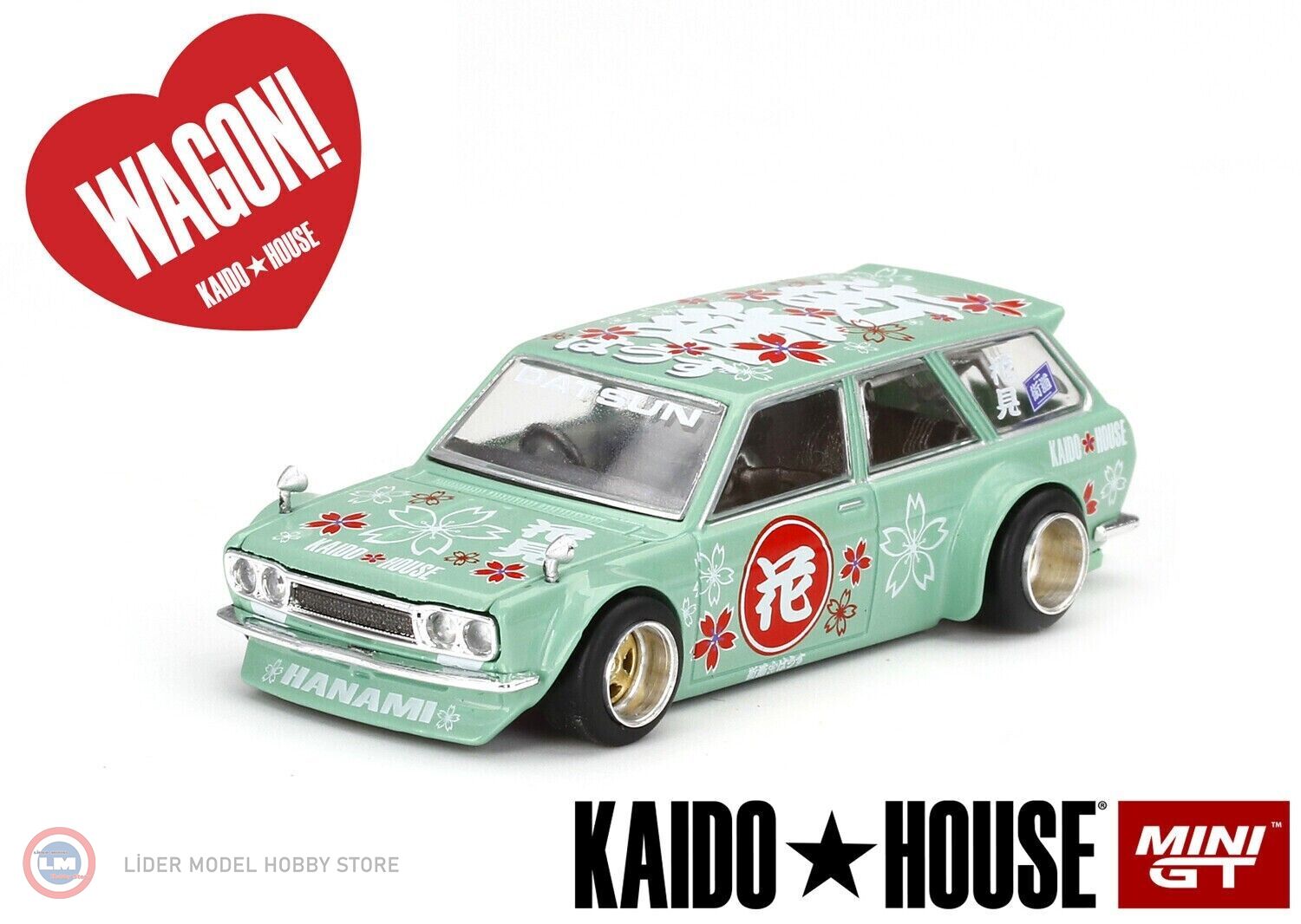 1:64 Mini GT Kaido Datsun 510 Wagon Hanami V2- Kaido House