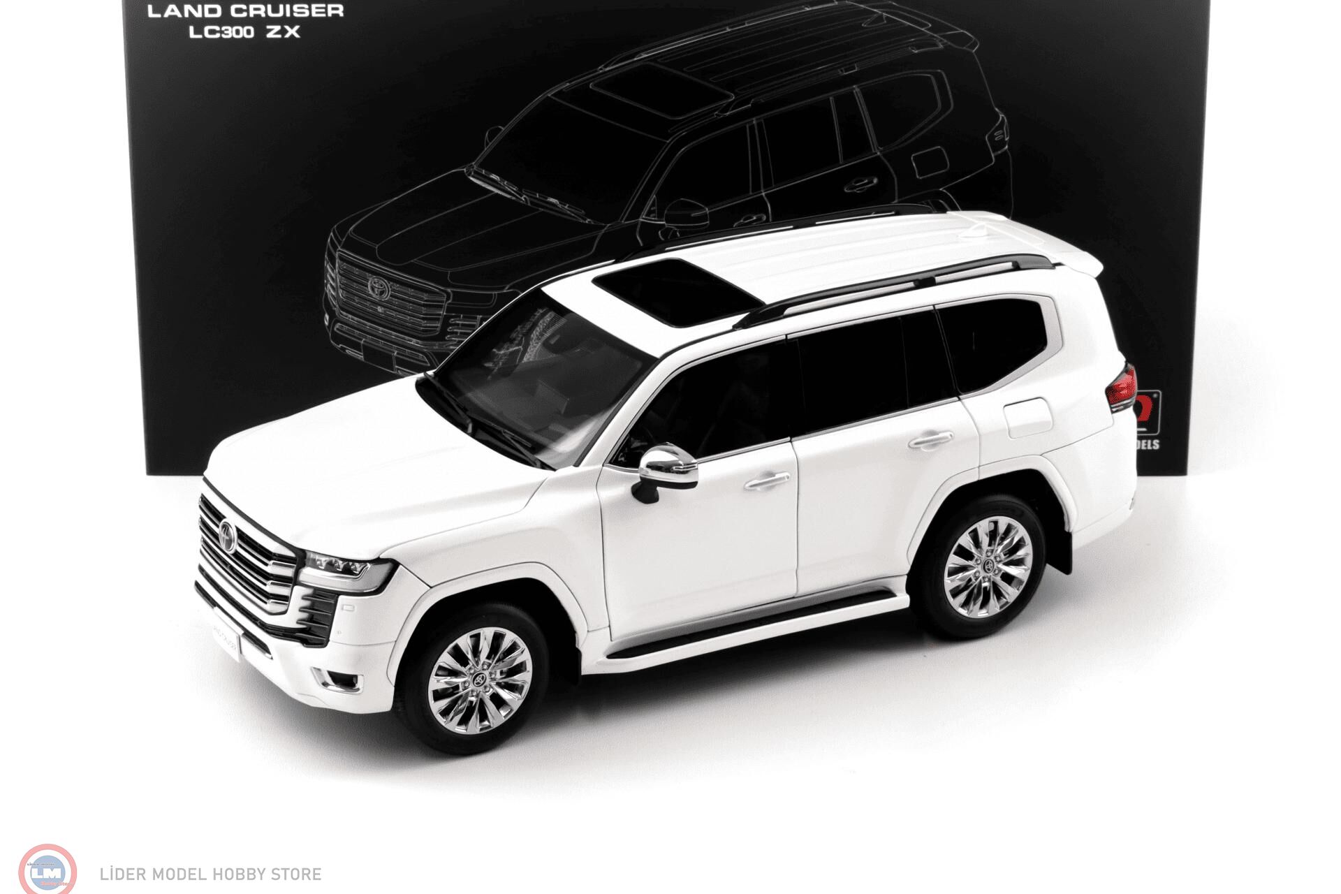 1:18 LCD Model 2023 Toyota Land Cruiser LC300 ZX