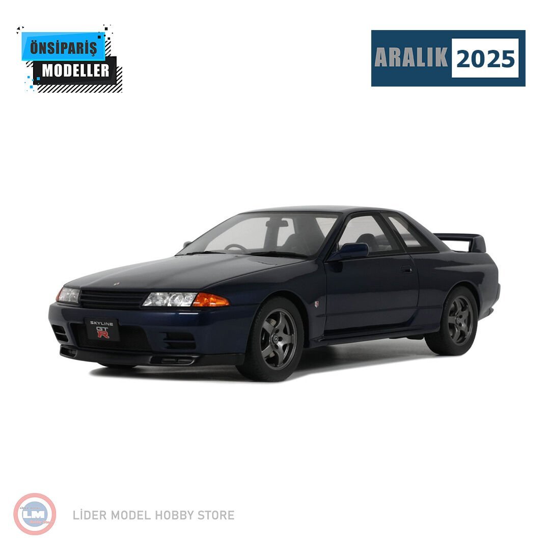 1:18 Otto 1993 Nissan Skyline GTR BNR32 Dark Blue Pearl TH1