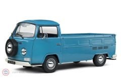 1:18 1968 Volkswagen T2 Pick Up Blue Petrol