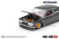 1:64 Mini GT Kaido Datsun 510 Pro Street Greddy- Kaido House
