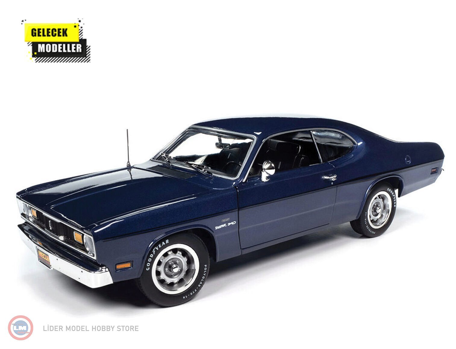 1:18 AutoWorld 1970 Plymouth Duster 340 (Mecum Auctions) FC7 Inviolet