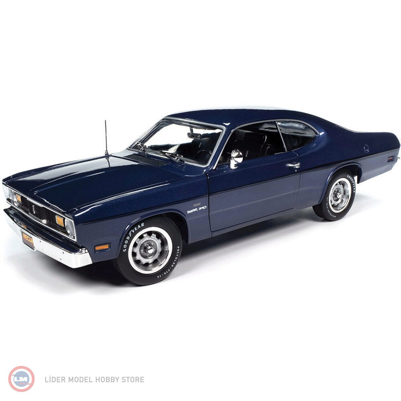 1:18 AutoWorld 1970 Plymouth Duster 340 (Mecum Auctions) FC7 Inviolet