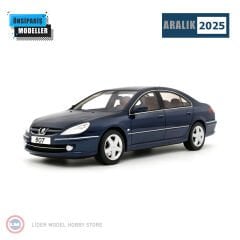 1:18 Otto 2008 Peugeot 607 3.0 V6 Phase 2 Blue Montebello