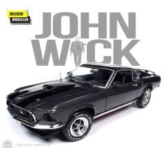 1:18 AutoWorld 1969 Ford Mustang John Wick MOVIE EDITION