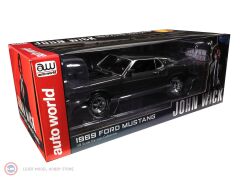 1:18 AutoWorld 1969 Ford Mustang John Wick MOVIE EDITION