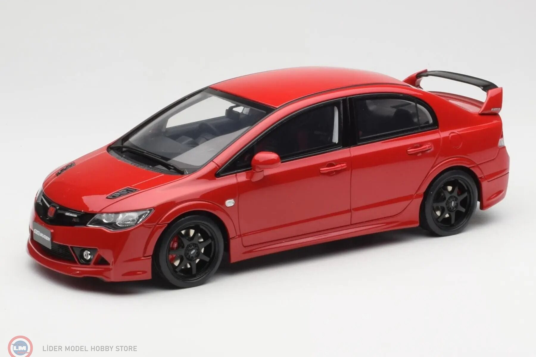 KUSURLU 1:18 OTTO 2008 Honda Civic Mugen RR FD2 Milano Red