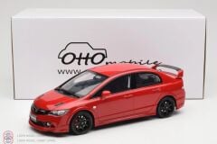 KUSURLU 1:18 OTTO 2008 Honda Civic Mugen RR FD2 Milano Red