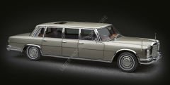 1:18 CMC 1963 Mercedes Benz S Class 600 Pullman W100 6 Doors Limousine with Sunroof