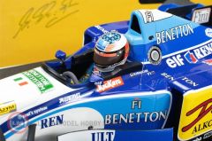 1:18 Minichamps 1995 Benetton Formula 1 B195 Team Mild Seven Renault No:1 Wolrd Champion Winner French GP Michael Schumacher