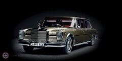 1:18 1963 Mercedes Benz S Class 600 Pullman W100 6 Doors Limousine with Sunroof