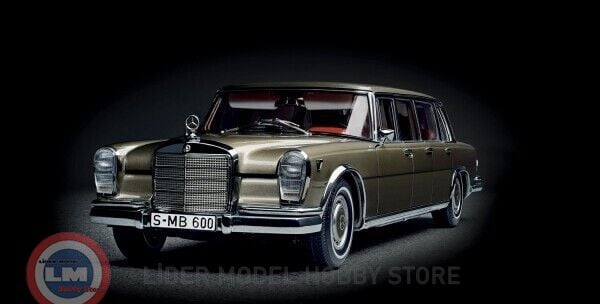 1:18 CMC 1963 Mercedes Benz S Class 600 Pullman W100 6 Doors Limousine with Sunroof