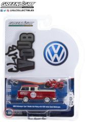 1:64 1968 Volkswagen T2 Double Cabin Pickup ve Indian Motosiklet