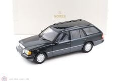 1:18 Norev 1990 Mercedes Benz 300D T Model Blue-Black
