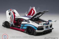1:18 Autoart Lamborghini Aventador - ''Martini'' Livery - Liberty Walk LB-Works