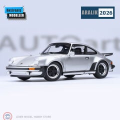 1:18 Autoart Porsche 911 Turbo 3.0 930 Silver Metallic