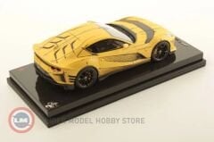 1:18 Ferrari 812 Competizione - Matt Yellow with Sketch Genuine Carbon Base