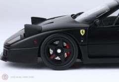 1:18 BBR Ferrari F40 - Matt black and black seats