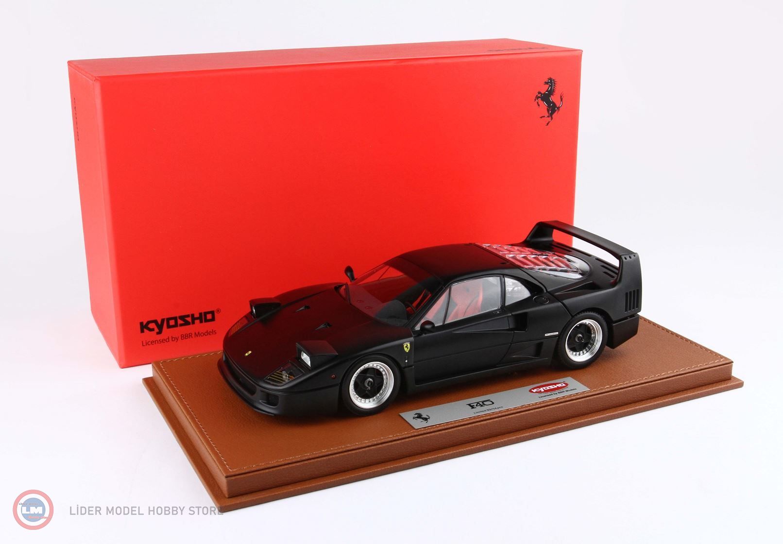 ミニカー BBR 1/18 Ferrari F40 serial 16/50 BBR - 1:18 BBR Ferrari F40 Nero Opaco - 25.367,71 TL - 25.367,71 TL