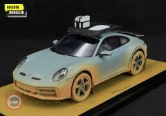 1:18 Spark 2025 Porsche 911 (992) Dakar AHEAD shadegreen ''Dirty Version''