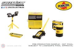 1:64  '' Pennzoil '' Garaj Aletleri Aksesuar Seti