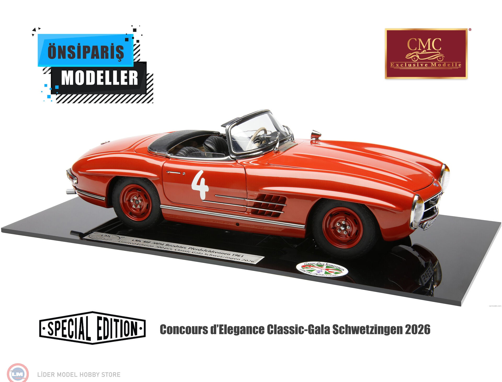 M-296 CMC Mercedes-Benz 300 SL Roadster // Classic Gala Schwetzingen 2026