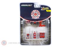 1:64 '' Red Crown Gasoline '' Garaj Aletleri Aksesuar Seti
