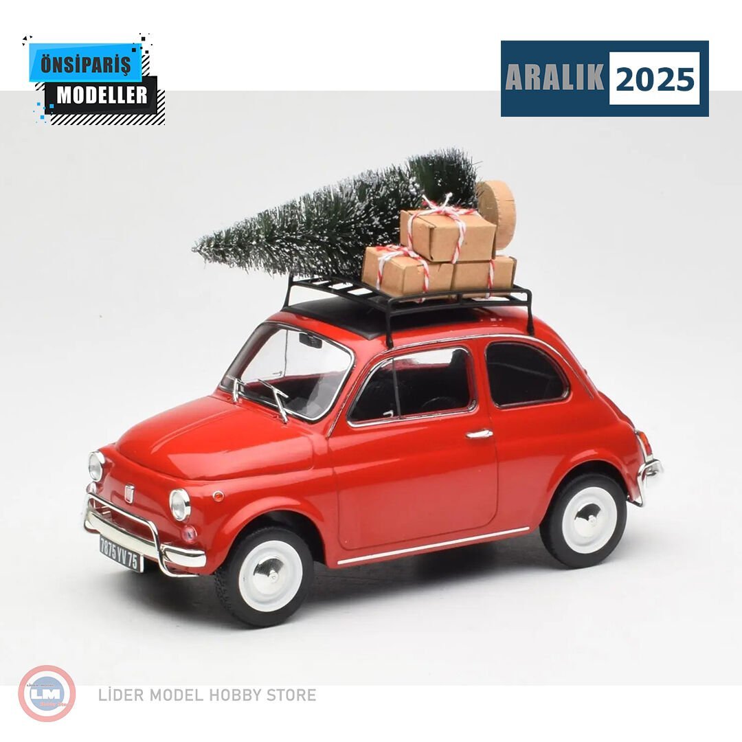 1:18 1968 Fiat 500 L Christmas
