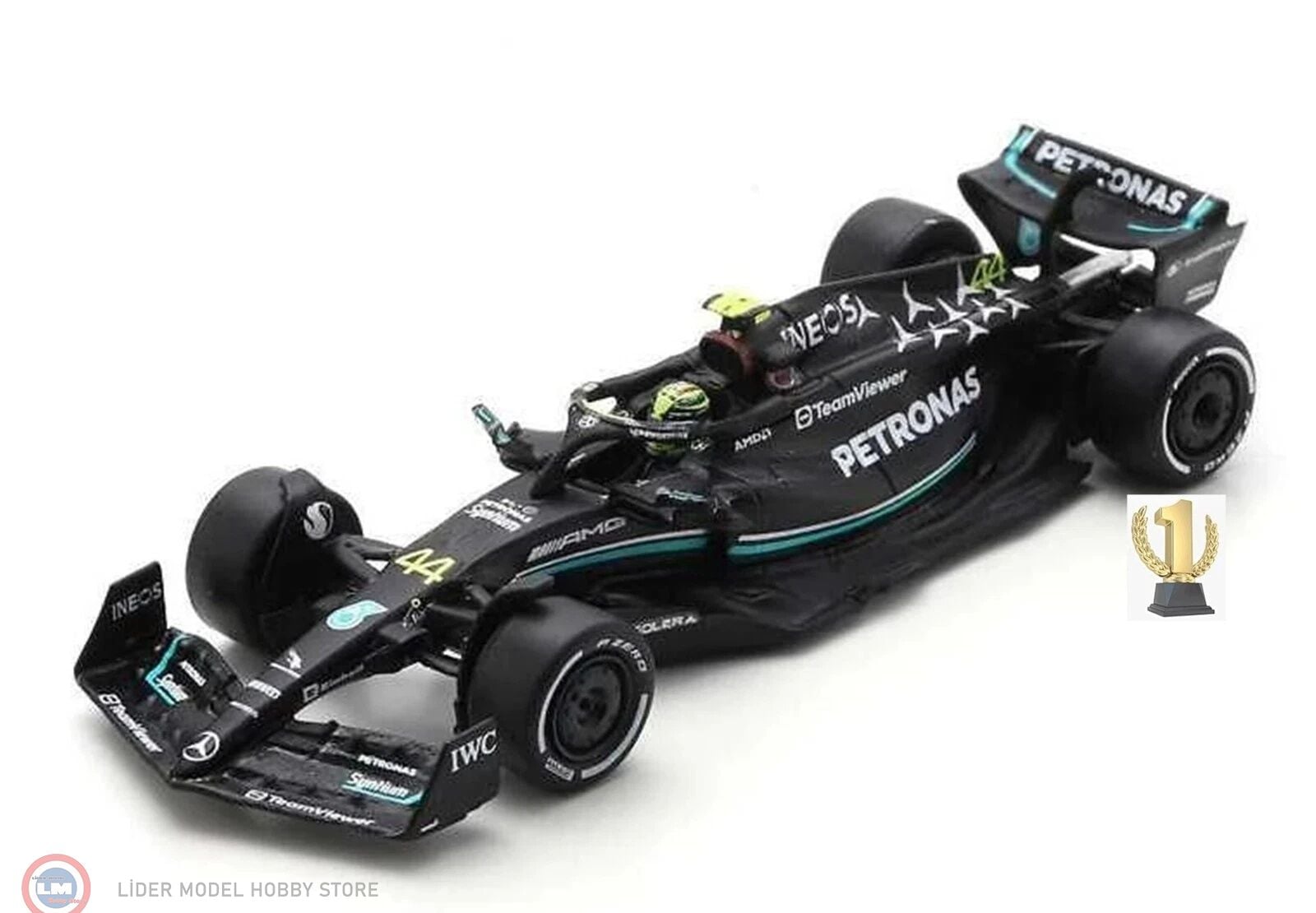 1:64 Spark Mercedes Benz AMG Petronas F1 W14 E Performance #44 Formula 1 Team 2023