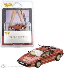 1:64 Mini GT Lotus ESPRIT TURBO FOR YOUR EYES ONLY ENGLISH PACKAGING 1981