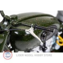 1:12 1962 Triumph  TR6 TROPHY (WEATHERED) - THE GREAT ESCAPE - Steve Mcqueen Motosiklet