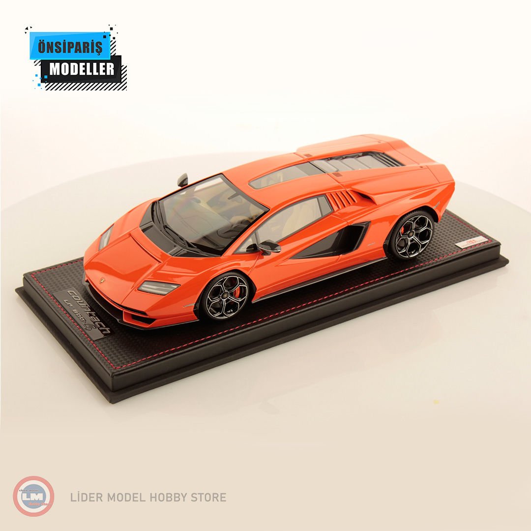 1:18 MR Collection Lamborghini Countach LPI 800-4 LAMBO052E Arancio