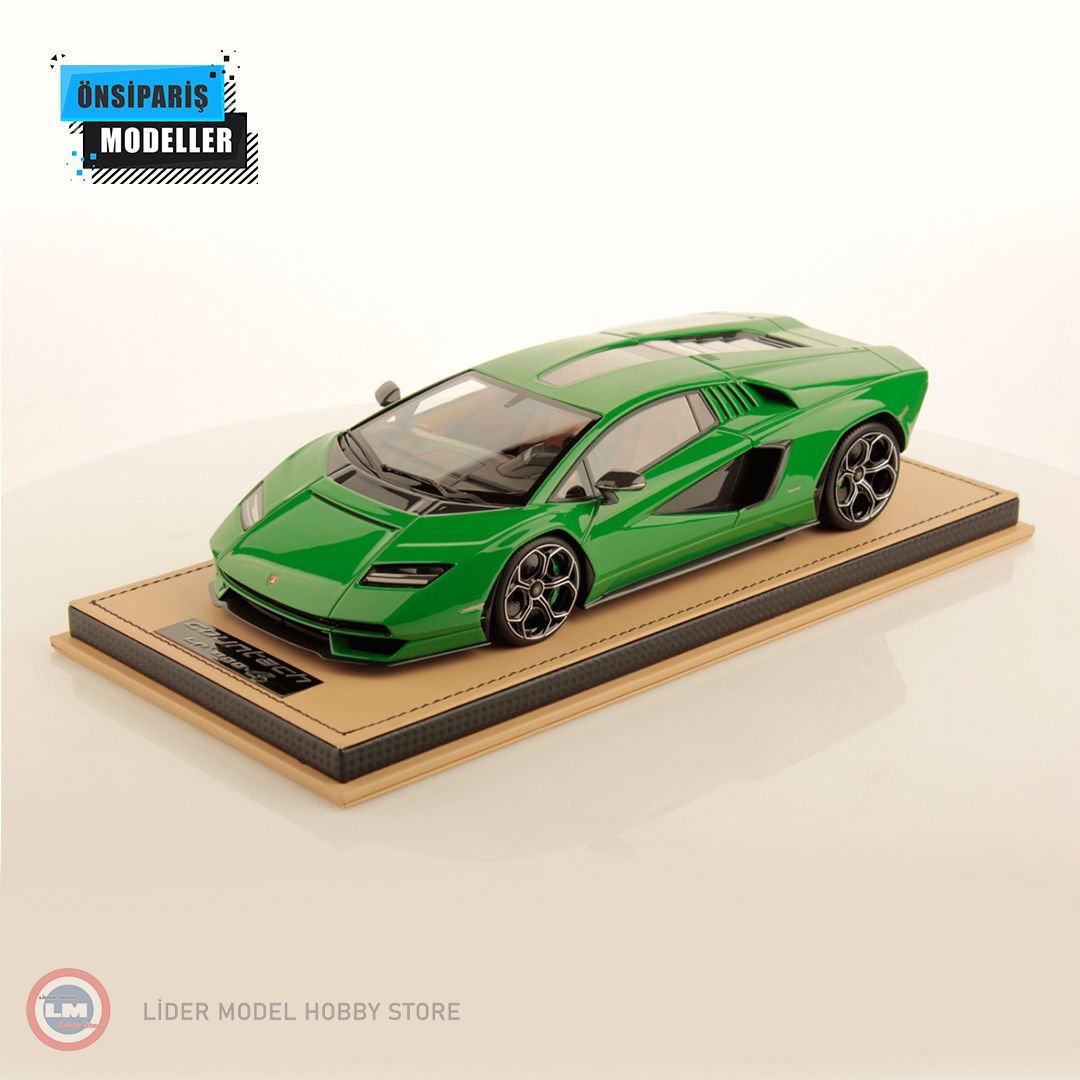 1:18 MR Collection Lamborghini Countach LPI 800-4 LAMBO052D Verde Medio