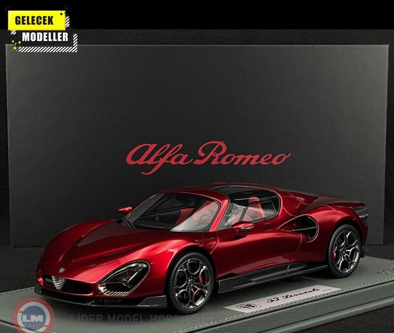 1:18 BBR Alfa Romeo 33 Stradale -Rosso Villa D’Este