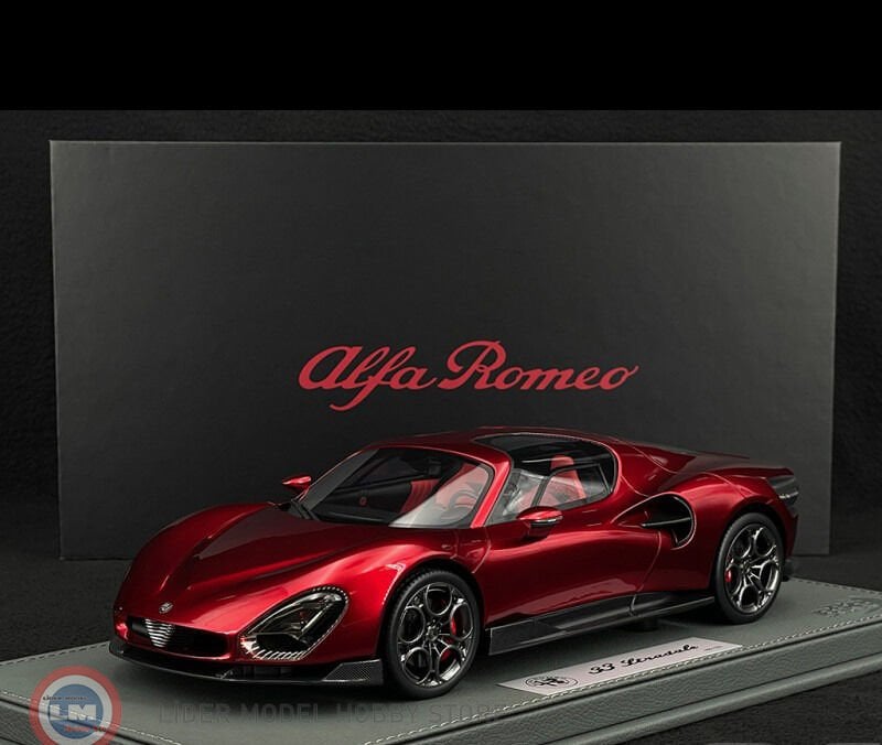 1:18 BBR Alfa Romeo 33 Stradale -Rosso Villa D’Este