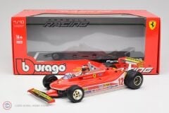 1:18 Burago Ferrari 312T4 Winner USA East GP Formula 1 1979 Gilles Villeneuve