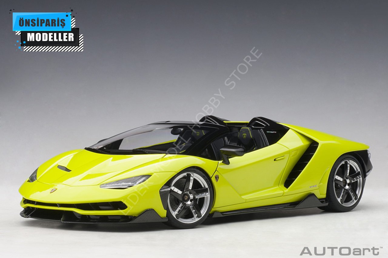 1:18 2016 Lamborghini Centenario Roadster (Verde Scandal)