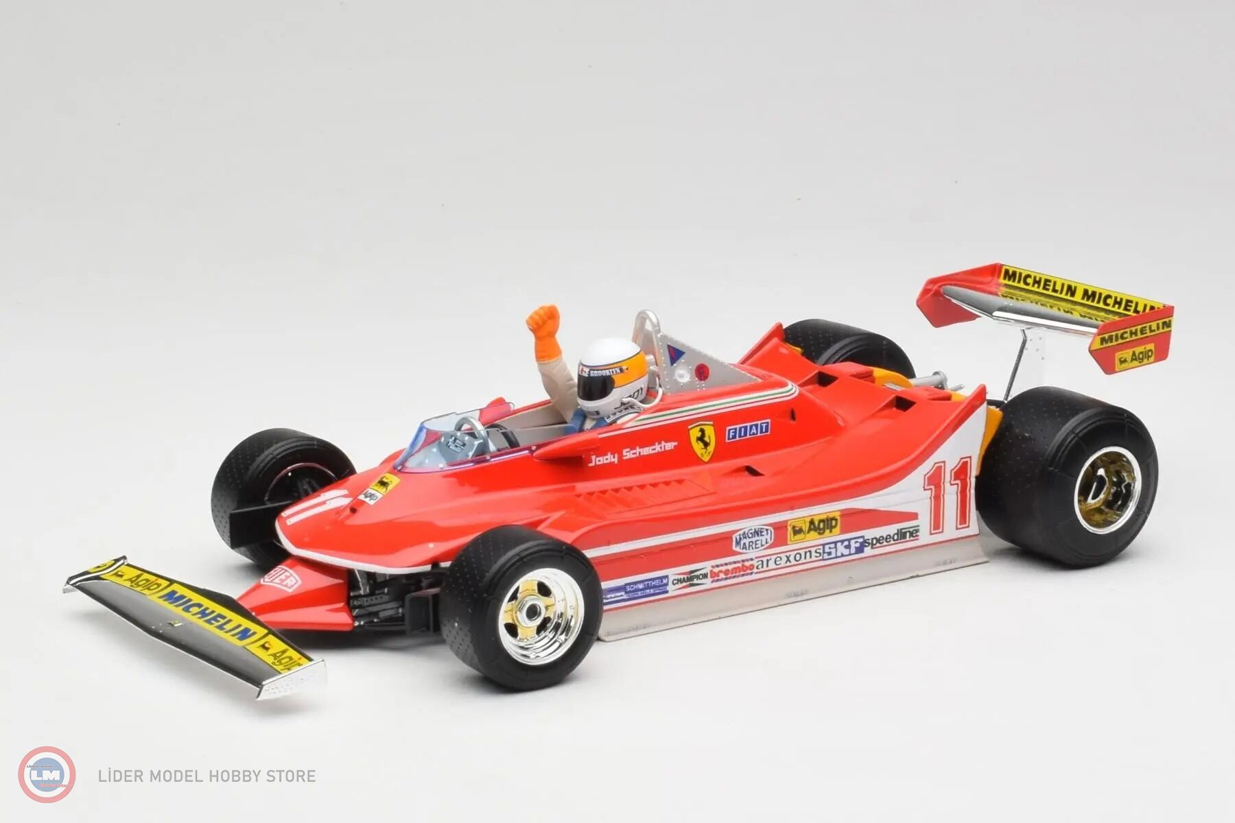 1:18 Burago Ferrari 312T4 #11 Winner Italy GP / Formula 1 World Champion 1979 Scuderia Ferrari SpA SEFAC Jody Scheckter