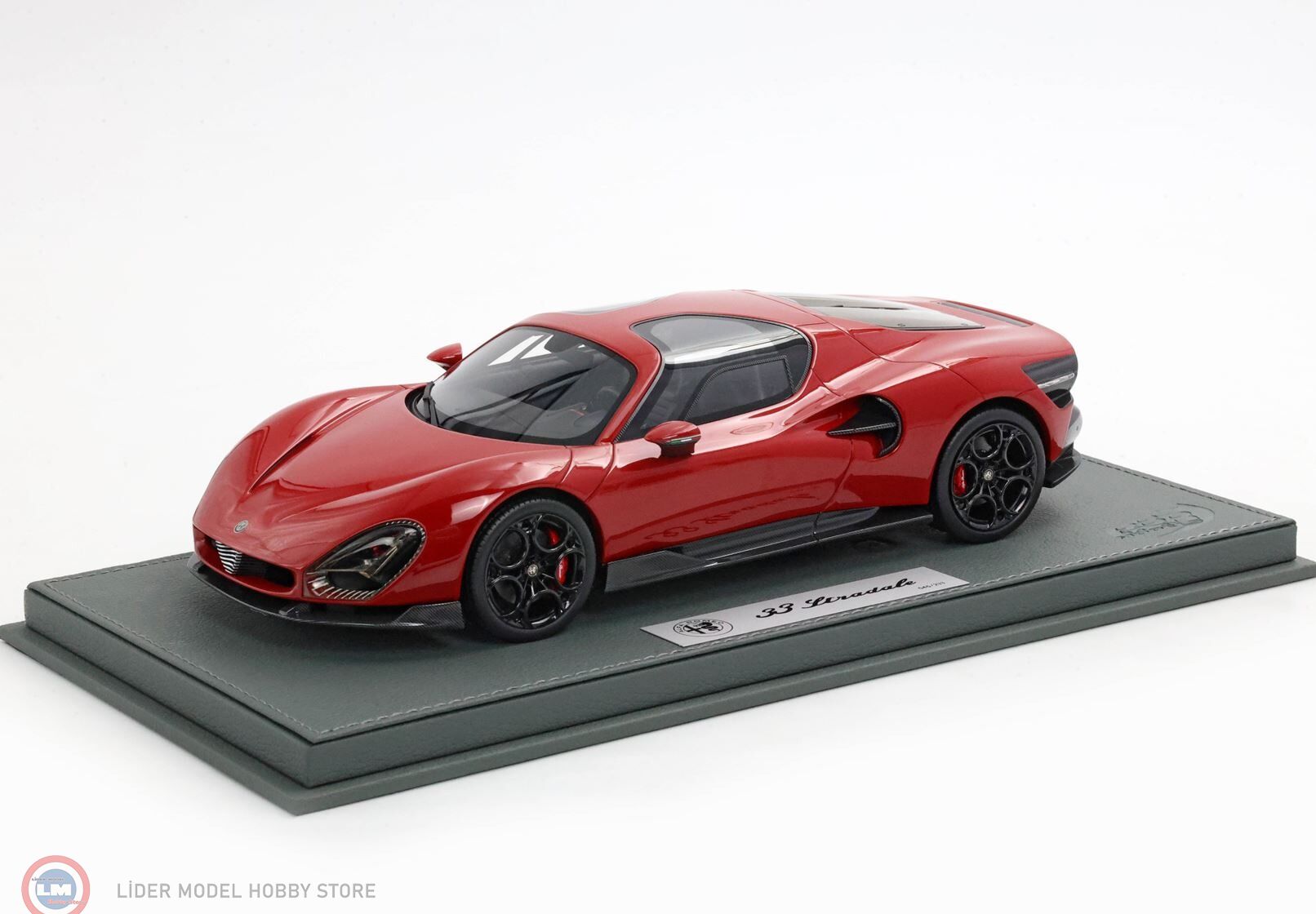 【新品】BBR 1/18 Alfa Romeo 33 Stradale BBR - 1:18 BBR Alfa Romeo 33 Stradale - Rosso Alfa - 26.477,60 TL