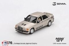 1:64 Mini GT Mercedes Benz 190E 2.3-16 #11 AYRTON SENNA W FIGURE RACE OF CHAMPIONS 1984