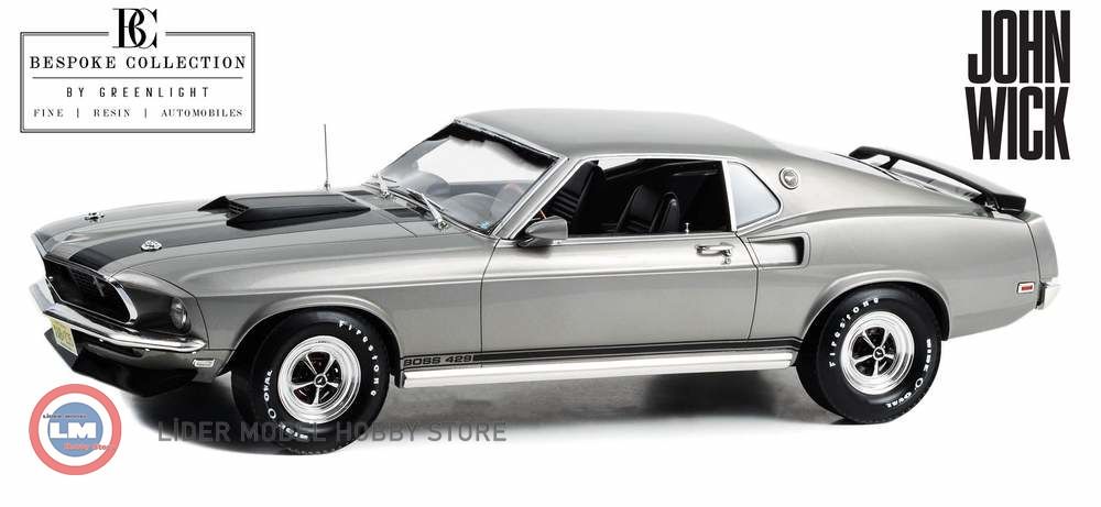 1:12 Greenlight Bespoke Collection - John Wick - 1969 Ford Mustang Boss 429