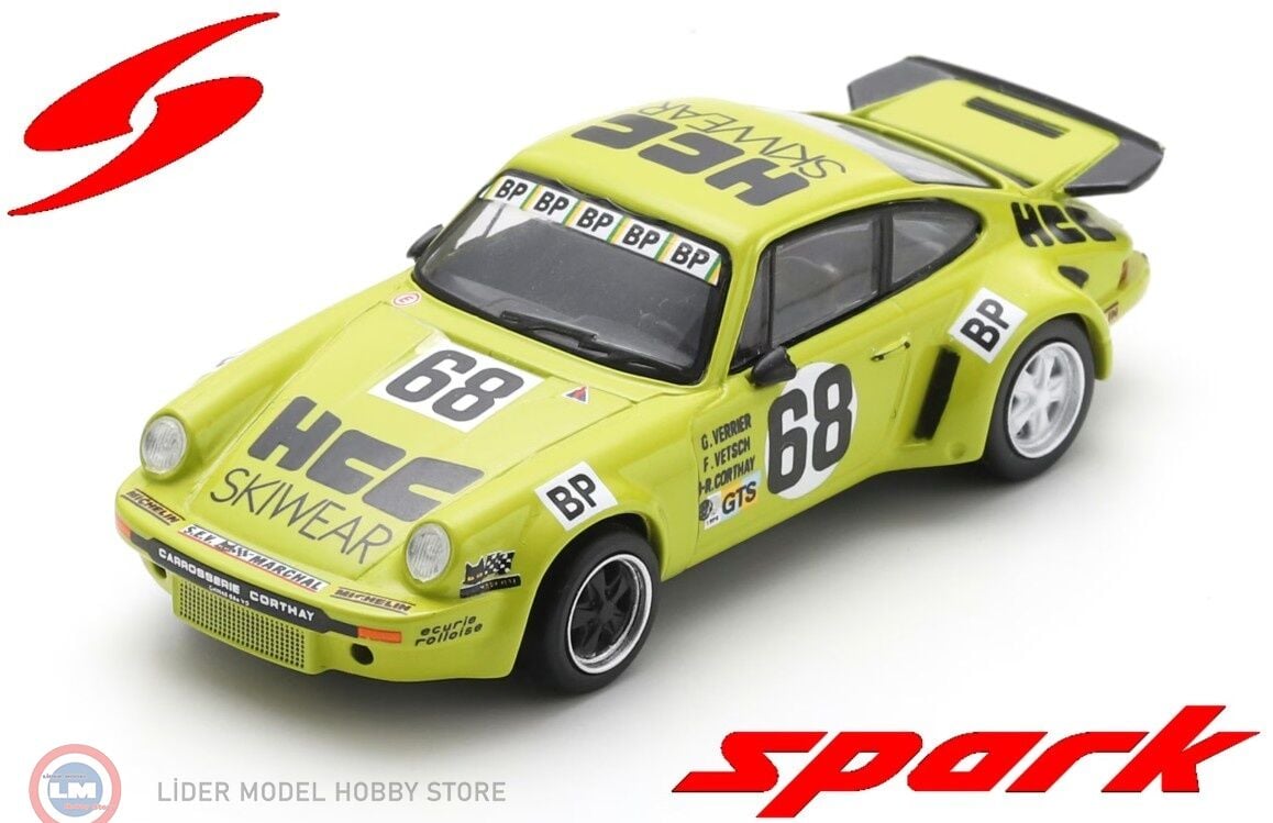 1:64 Spark Porsche 911 Carrera RSR 3.0 #68 24H Le Mans 1975